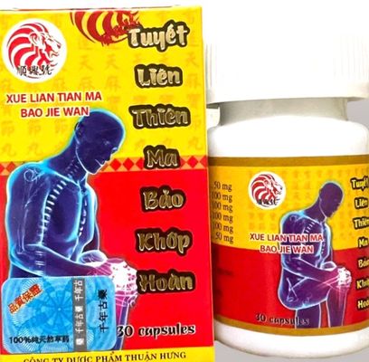 Viên uống Tuyếtt liên thiênn ma bảo khớp hoànn - Hộp 30 viên - Xuất xứ Malaysia - Mã 1340 - Loại thường