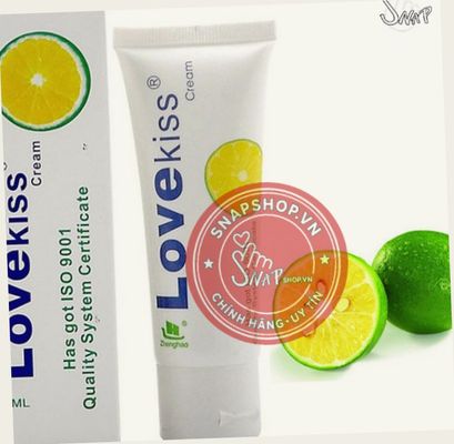 Bản Mới (Snapshop) Gel Bôi Trơn Love Kiss Tuýp 50ml Hương Chanh Chính Hãng Hàng Chuẩn