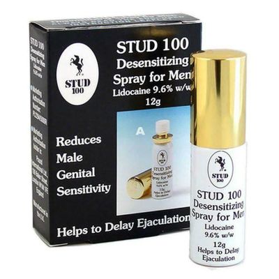 Chai Xịt Stud 100 Spray For Men Lidocaine 9.6% 12g UK