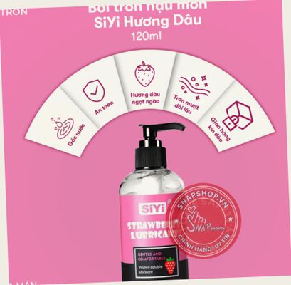 Bản Mới (Snapshop) Gel Bôi Trơn Hậu Môn SiYi Hương Dâu Chính Hãng Hàng Chuẩn