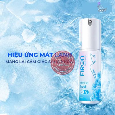 Gel bôi trơn Firon Sense Frost - Se khít âm đạo và tăng khoái cảm nữ, bạc hà mát lạnh - Chai 50ml Chính Hãng