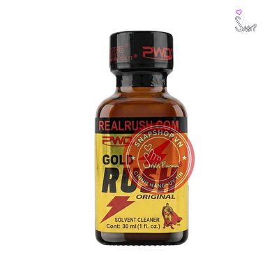 Chai hít tăng khoái cảm Popper PWD USA Gold Rush Original - Chai 30ml Chính Hãng 783905