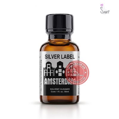(Snapshop) Chai hít tăng khoái cảm Popper DS USA Amsterdam Silver Label - Chai 30ml Chính Hãng