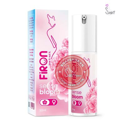 Gel bôi trơn Firon Sense Bloom - Se khít âm đạo và tăng khoái cảm nữ, hương nước hoa - Chai 50ml Chính Hãng