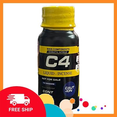 (Che Tên Khi Giao) Popper Khô C4 Vàng Chai Nhôm 60g Giao Nhanh Toàn Quốc