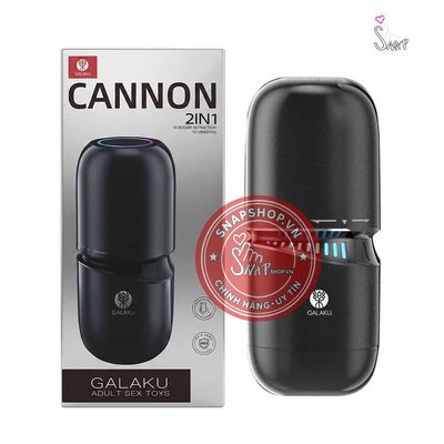 Âm đạo giả đa năng Galaku Cannon 2in1 Chính Hãng
