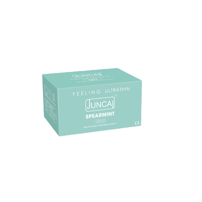 Bao cao su Juncai Spearmint siêu mỏng 001, ôm sát, hương bạc hà