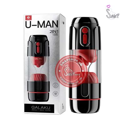 Âm đạo giả đa năng Galaku U-Man 2in1 Chính Hãng