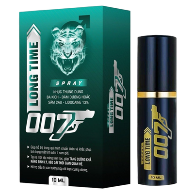 Xịt lạnh Spray Long Time 007 Kéo Dài Thời Gian Việt Ý (Chai 10ml)