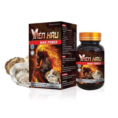Viên Hàu Men Power – Lọ 30 Viên – Giúp Bổ Thận Tráng Dương
