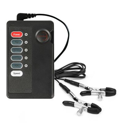 Kẹp Núm Vú SM Kích Thích Xung Điện Bùng Nổ Cảm Giác Tê Tái