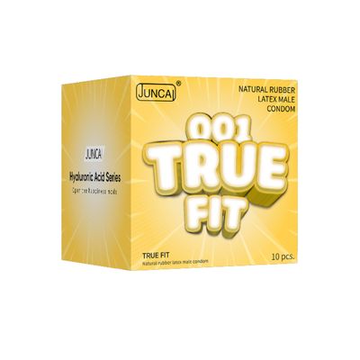(Hàng Auth) Bao cao su Juncai True Fit 001 ôm khít cảm giác chân thật hộp 10 chiếc Chính Hãng