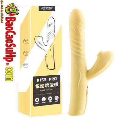 Dương vật giả thụt kết hợp lưỡi rung Mizz Zee