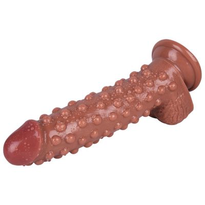 Dương vật giả silicone có bi