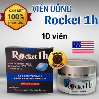Viên uống rocket 1h, giúp hỗ trợ sinh lý cho nam giới, che tên 