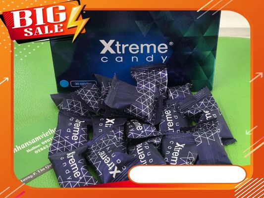 [Chính Hãng] Hộp Lẻ 30 viên Kẹo sâm X.T.R.E.M.E CANDY MALAYSIA Cực Mạnh - Date mới