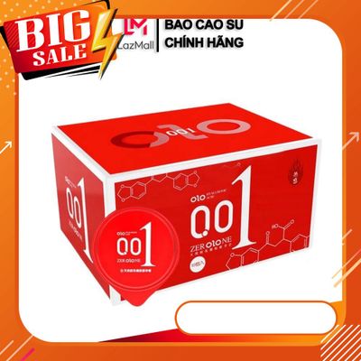 Bao cao su OLO 001 Đỏ Passionate Factor, bcs siêu mỏng, truyền nhiệt nhanh, nhiều ɡel bôi trơn chính hãng