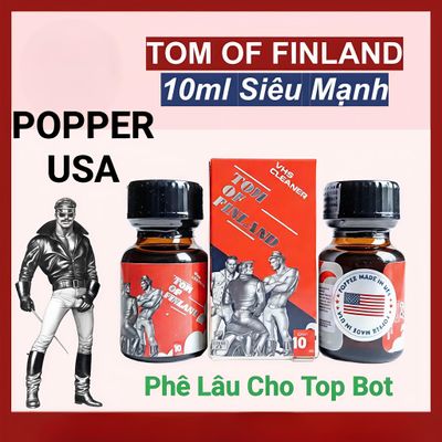 Popper 10ml Usa, cho top bot, mẫu dùng chung, che tên sản phẩm 