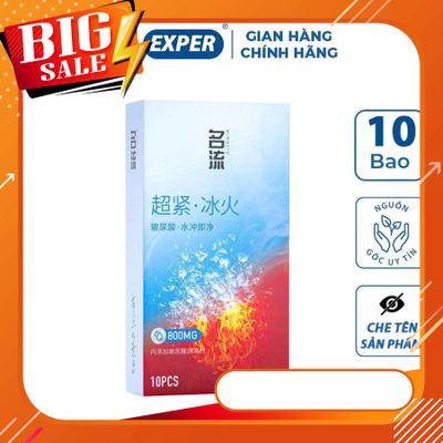 Bao cao su size nhỏ 45mm Băng Lửa SMALL nhiều ɡel 800mg, bcs size nhỏ 45mm siêu mỏng kéo dài quan hệ