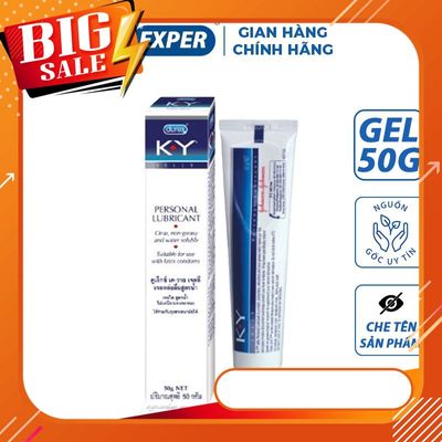 ɡel bôi trơn Durex Ky Jelly 50g (New), ɡel bôi trơn quan hệ gốc nước giúp bôi trơn quan hệ