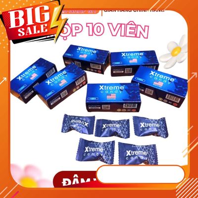 Hàng Nội Địa Cao Cấp - Hộp 10 Viên Kẹo Hồng Sâm Xtreme Nồng Mùi Sâm VÀ Cà phê Thơm Ngon 79 Xtreme candy 10 viên - hàng c