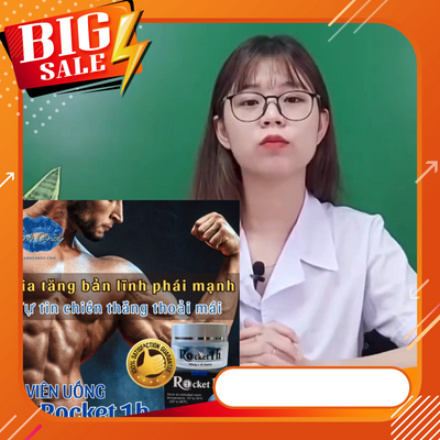 Hộp 10 viên Rocket 1H chính Hãng hỗ trợ tăng cường sinh lực cho Nam giới