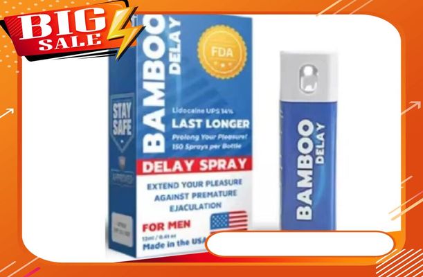 Bamboo Delay Spray 12ml - Hỗ trợ kéo dài thời gian QH