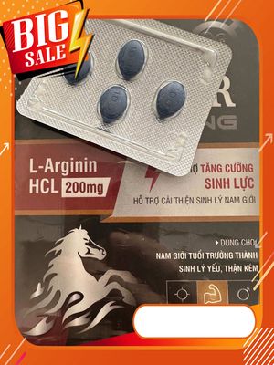 Male sexual enhancement pills (box of 4 pills) Viên uống hỗ trợ tăng cường sinh lực cho Nam