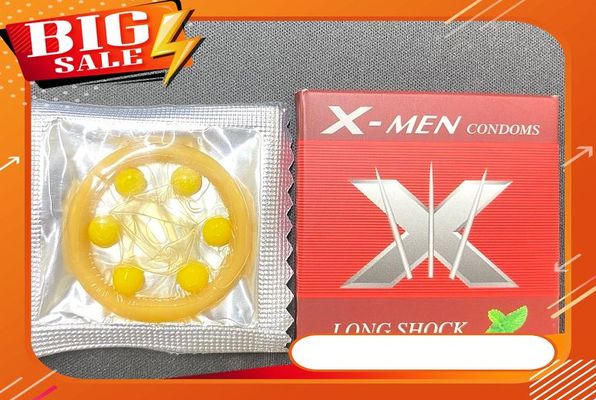 Bao Cao Su Xmen- Bao Cao Su Bi nổi lớn hỗ trợ tăng cảm giác- 1 Lốc 10 cái