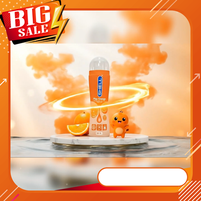 Gel Gốc Nước Shell Play Orange Hương Cam (100ml) – Cấp Ẩm Tự Nhiên, Ngừa Khô Rát Chính Hãng