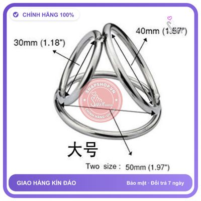 (Che Tên) Vòng đeo dương vật inox cao cấp không ra ten, bền bỉ , che tên Giao Nhanh Toàn Quốc