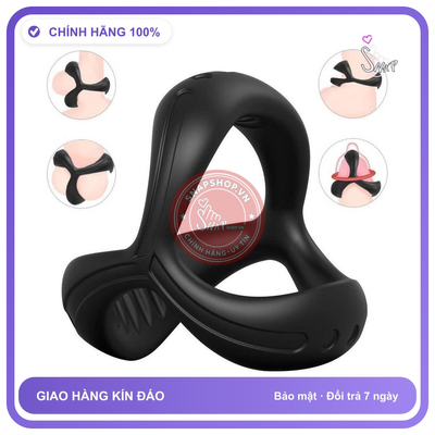(Che Tên Khi Giao) Vòng Đeo 3 Nhánh Dạng Dày Siết Chặt Cao Su Giao Nhanh Toàn Quốc
