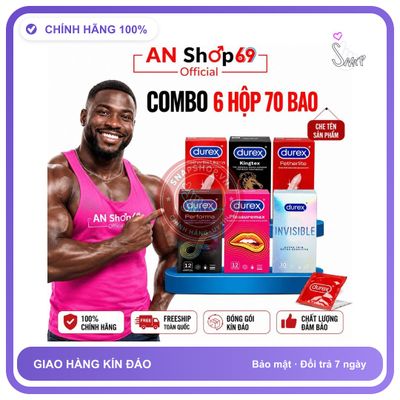 (Che Tên) Combo 6 Hộp Bao Cao Su Durex Hàng Chính Hãng Trợ Giá Cực Sốc 773189 - Hàng Mới Về