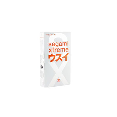Bao cao su Sagami Superthin trơn, cảm giác chân thật, Hộp 10 bao