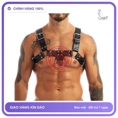 (Che Tên) Dây Nịt Ngực Bằng Da Cao Cấp Cao Cấp Bảo Đảm