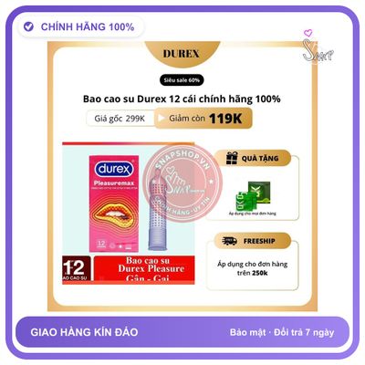 (Che Tên) Bao DURE.X 12 CÁI HỘP LỚN GÂN GAI SIÊU SALE Cao Cấp Bảo Đảm