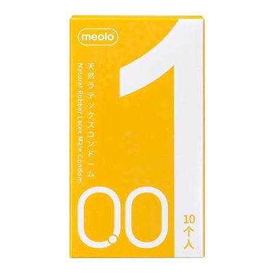 Bao cao su Meolo 001 vàng gân gai, mỏng, cảm giác mới lạ, nhỏ gọn