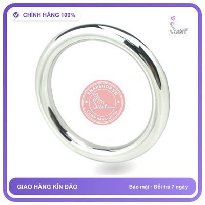 (Che Tên) Vòng Inox Trơn Bản Tròn - Hàng Mới Về