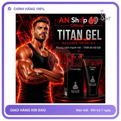 (Che Tên) Gel bôi trơn - Titan Gel loại Đỏ Siêu Sale Top Bán Chạy Chuẩn Auth