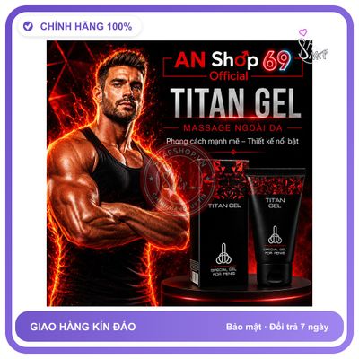 (Che Tên) Gel Bôi Trơn Massage Titan Gel 50ml Nhập Nga - Cấp Ẩm Tự Nhiên, Giảm Ma Sát, Trơn Tru Đỉnh Cao Nhất! Chuẩn Auth
