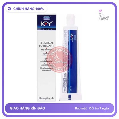 (Che Tên) Gel Bôi Trơn Durex KY Jelly Chính Hãng Thái Lan - 50g Bảo Mật Tuyệt Đối