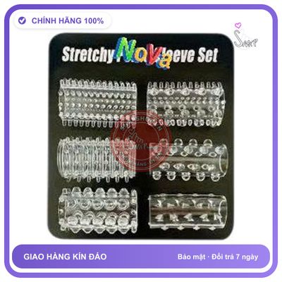 (Che Tên) Bộ 6 Bao Cao Su Đôn Dên Khúc Giữa trong suốt cực phê Chuẩn Auth