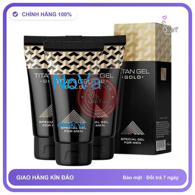 (Che Tên) Gel Titan Gold chính hãng- Gel Bôi Trơn Nga – 50ml mua 2 tặng 1 Cao Cấp Bảo Đảm