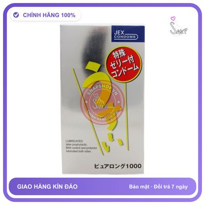 (Che Tên) Bao Cao Su Kéo Dài Thời Gian Jex Usui Pure Long 12s - Snapshop