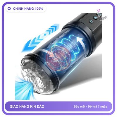(Che Tên) Âm Đạo Giả Thụt Ngoáy Tự Động 10 Chế Độ Bảo Mật Tuyệt Đối