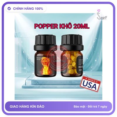(Che Tên) Popper khô 20ml USA Dòng Cực Mạnh cho ng lờn,che tên Bảo Mật Tuyệt Đối