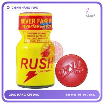 (Che Tên) Popper Rush Original Yellow 10ml chính hãng Mỹ USA PWD - Hàng Mới Về