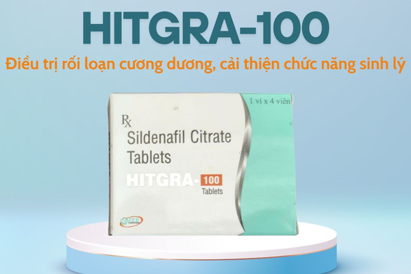 Viên Uống Hỗ Trợ Sức Khỏe Nam Giới Siloflam Hitgra 100mg 4 Viên Ấn Độ