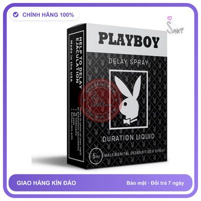 (Che Tên) Xịt Anh PlayBoy Black – Kéo Dài Thời Gian – 5ml 335722 Chuẩn Auth