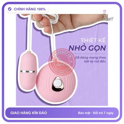 (Che Tên) Thiết bị massage cá nhân – Kiểu dáng hình sò, pin thay rời 322427 Hộp Trắng Kín